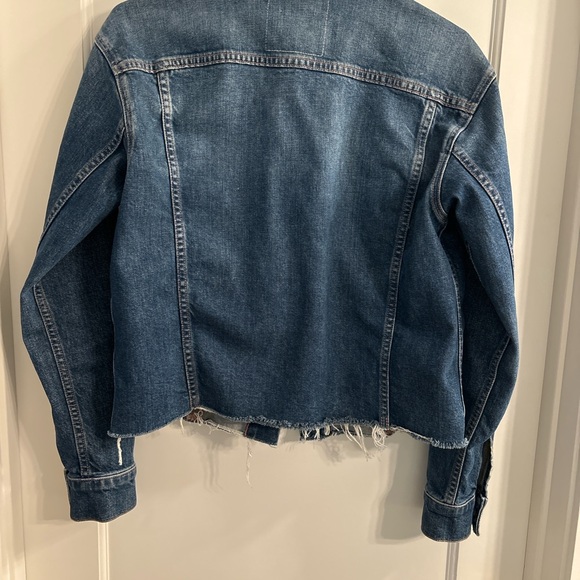MOTHER SUPERIOR premium denim jacket with ragged edge XS - Picture 2 of 3